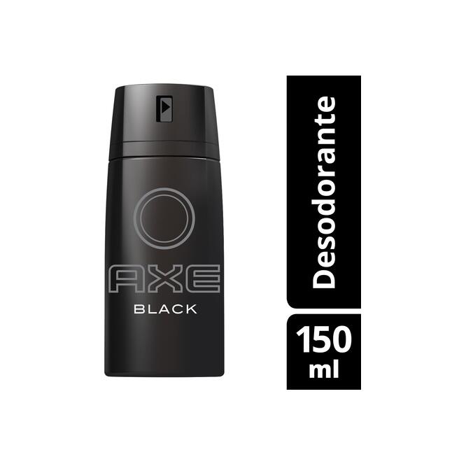 Desodorante corporal aroma black en aerosol Axe 150 ML