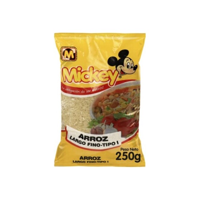 ARROZ AMARILLO MICKEY PAQ 250