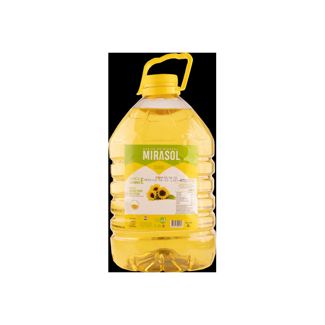 ACEITE GIRASOL 4LTS MIRASOL BIDON