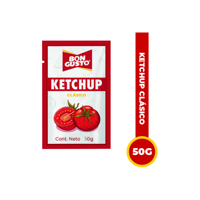 Ketchup clásico Bon Gusto 50 gramos