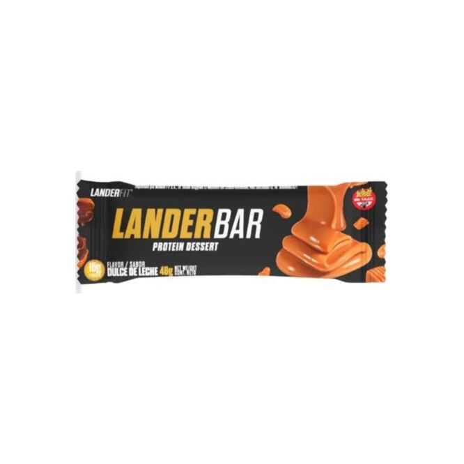 Barra proteica sabor dulce de leche Landerfit 46 gramos