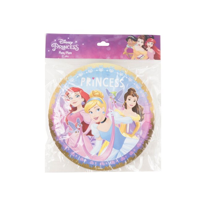 PLATO DCUMPLEAÑOS 7 DISNEY PRINCESAS 6