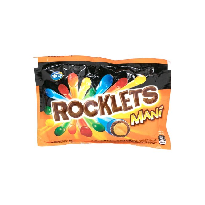 Chocolate confitado Rocklets Arcor gramos