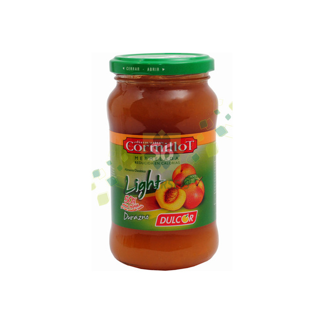 Mermelada de durazno light en frasco Cormillot 390 gramos
