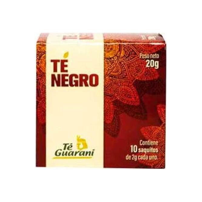 Té negro en caja Té Guaraní 10 unidades