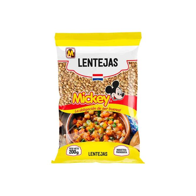 Lenteja Mickey 200 gramos