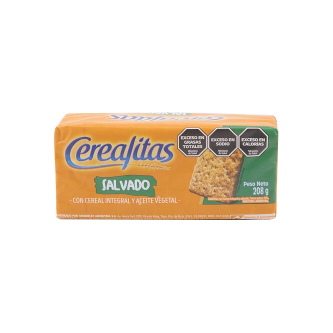Galletita salvado Cerealitas 208 gramos