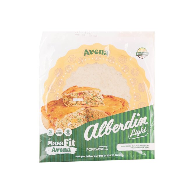 TAPA ALBERDIN P/PASC/D/AVENA LIGHT 250GR