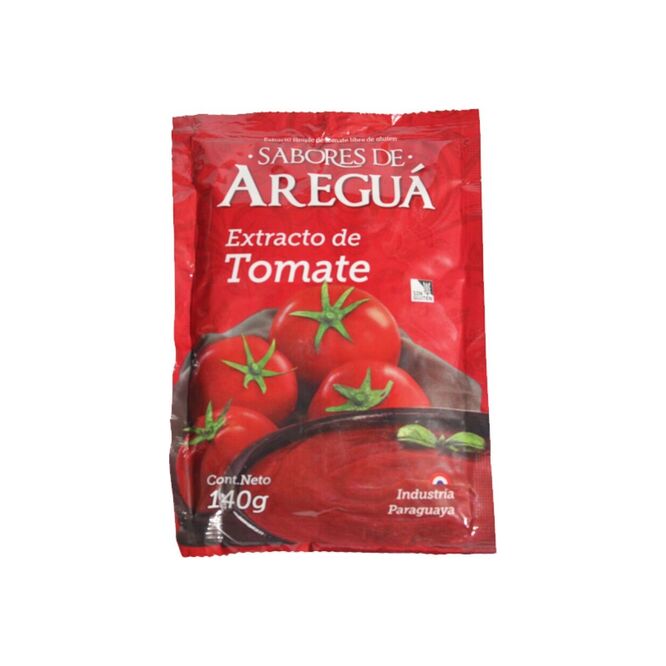 Extracto de tomate doy pack Sabores de Areguá 140 gramos