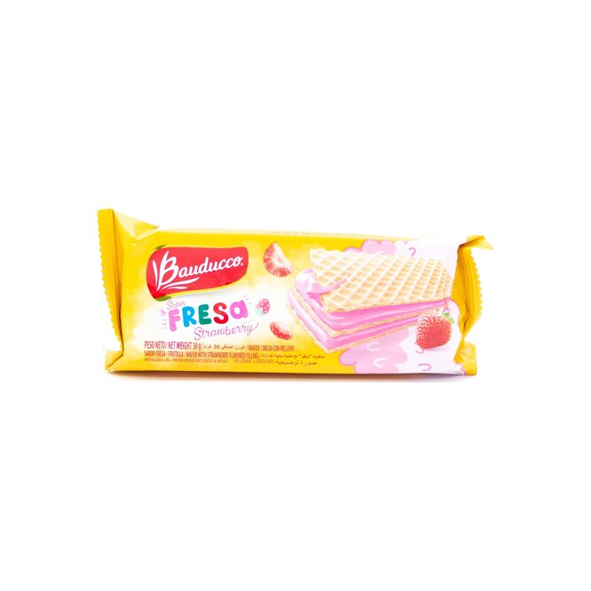 Galletitas Mini Wafer Frutilla Bauducco 30 gramos