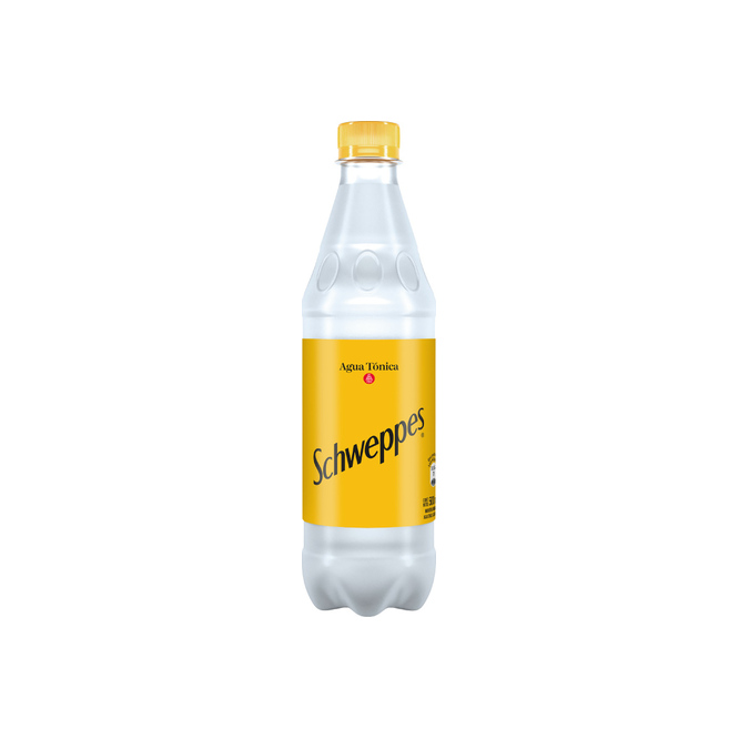 Agua Tónica en botella Schweppes 500 ml