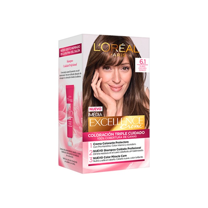 Tintura N° 6.1 excellence L’Oreal 162,5 ml
