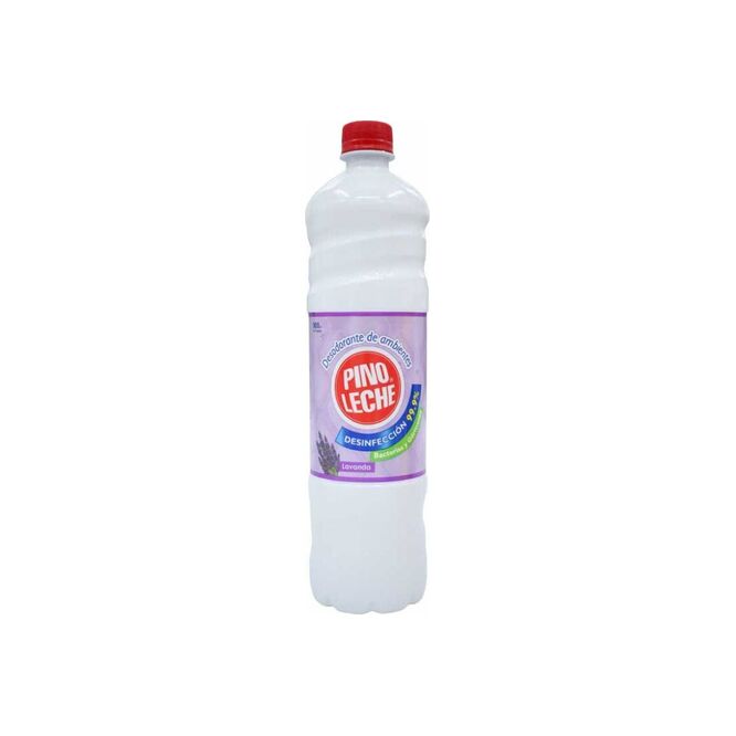 Desodorante para piso con aroma lavanda en botella descartable Pinoleche 1 litro