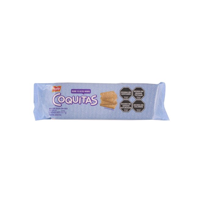 Galletitas dulces con coco Coquitas 177 gramos