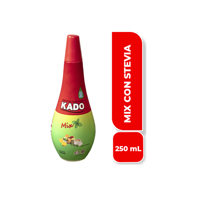 Edulcorante liquido con Stevia frasco Kado 250 ml