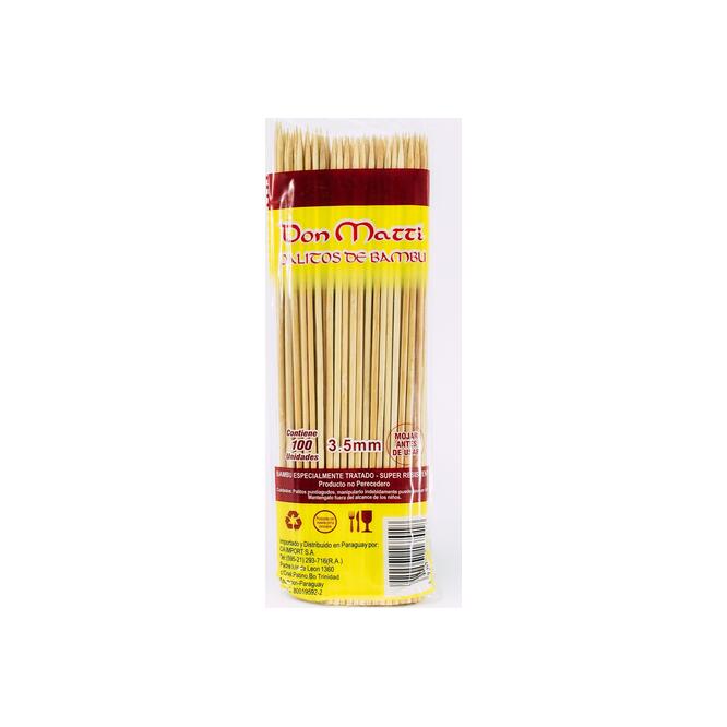 Palitos de bambú Don Matti