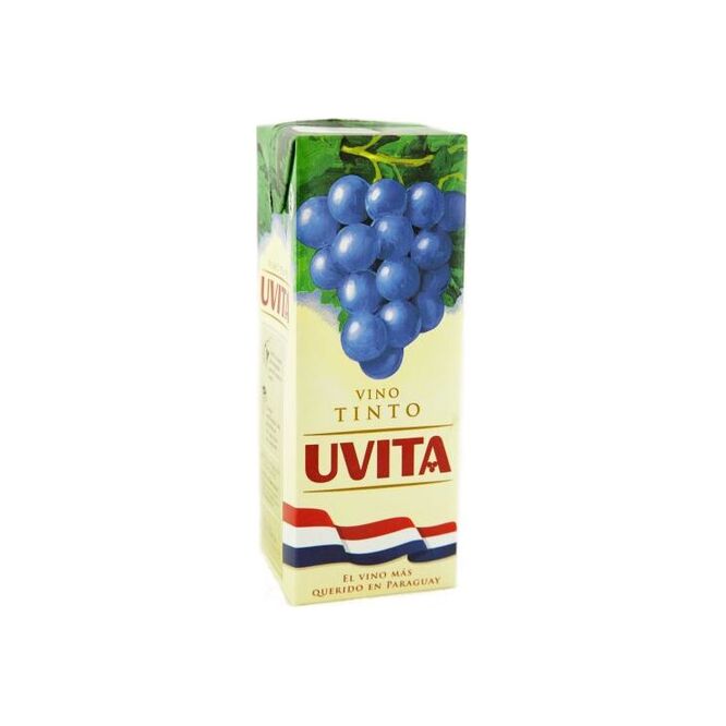 Vino tinto tetra Uvita 1 litro