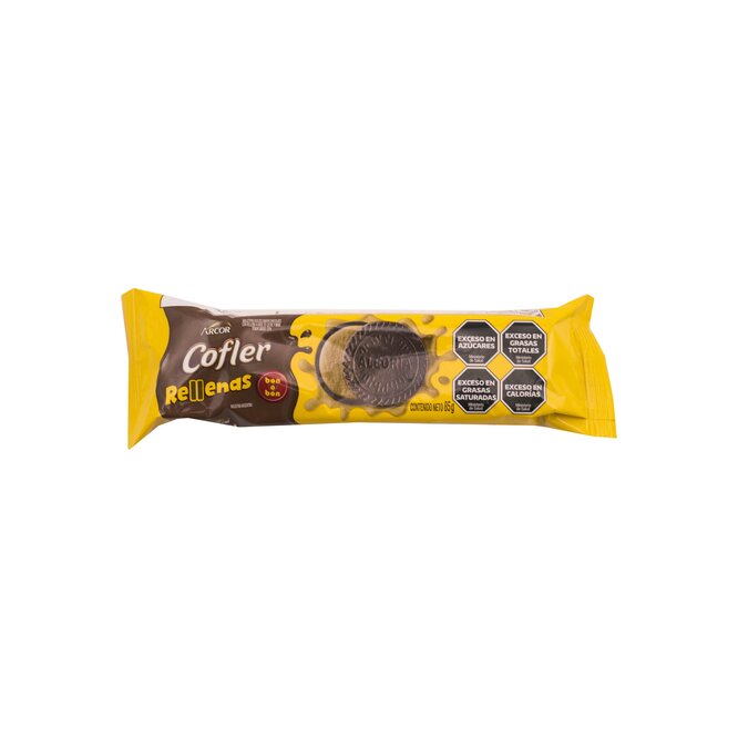 Galletita de chocolate leche maní Cofler 85 gramos