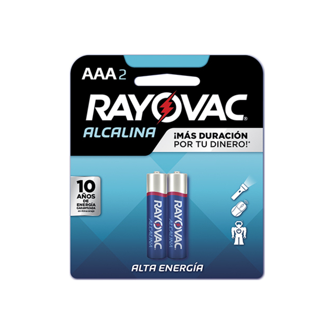 Pila AAA Blíster Rayovac 2 unidades