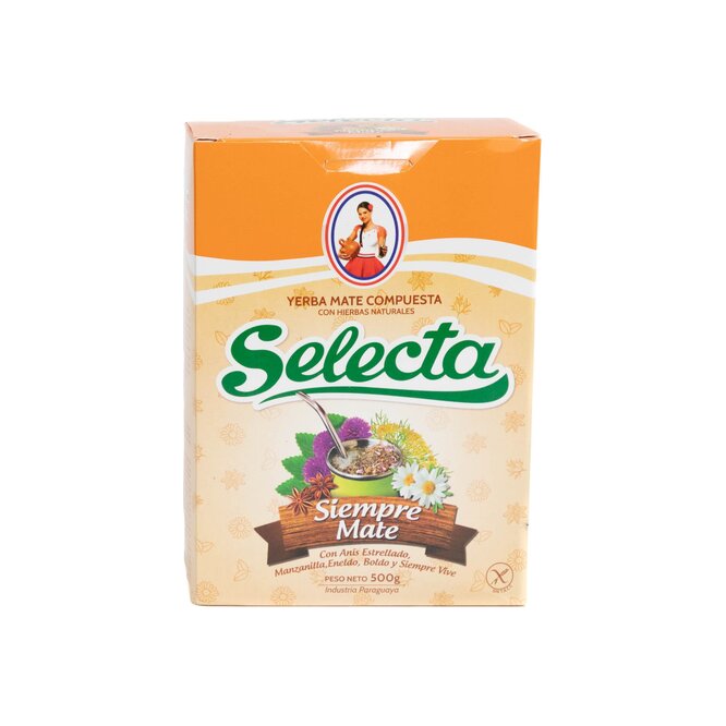 Yerba mate siempre mate Selecta 500 gramos