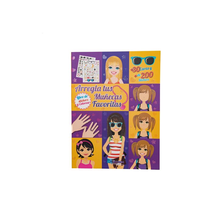 LIBRO DE STICKERS Y COLOREAR SICOBEN