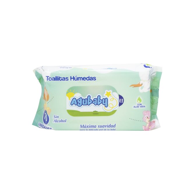 TOALLITAS HUMEDAS BABY 70UN AGUBABY PAQ