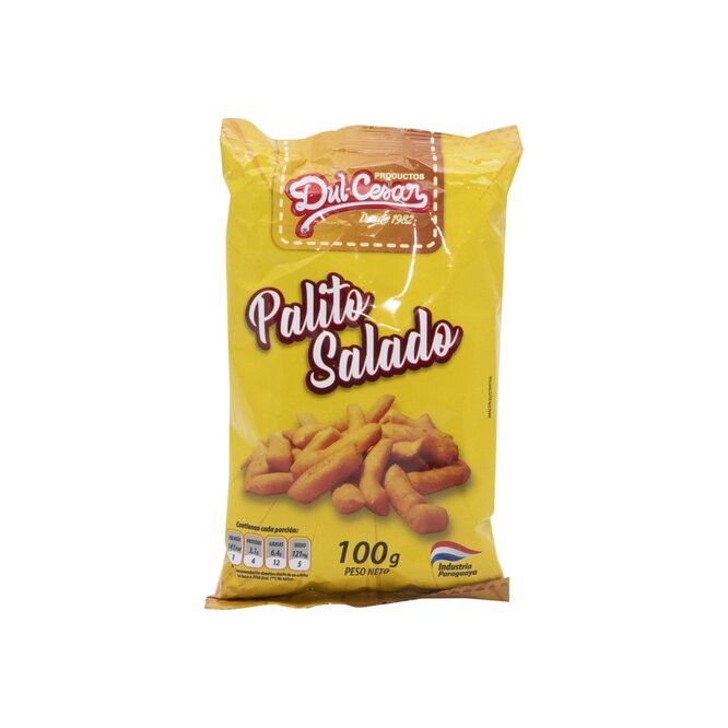 PALITO SALADO DULCESAR PAQ 100GR DULCESA