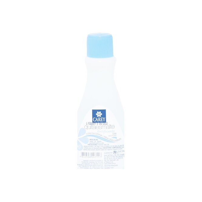 Quita esmalte fortificante botella Carey 65 ml