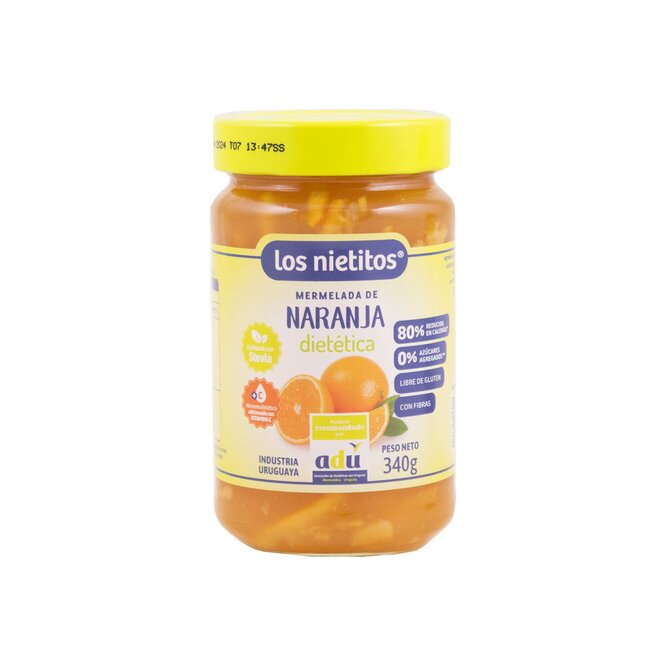 Mermelada Naranja diet En frasco Los Nietitos 340 Gramos