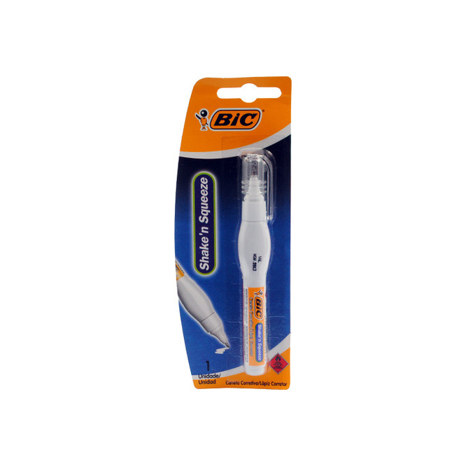 Corrector Bic shake'n squeeze 1 unidad