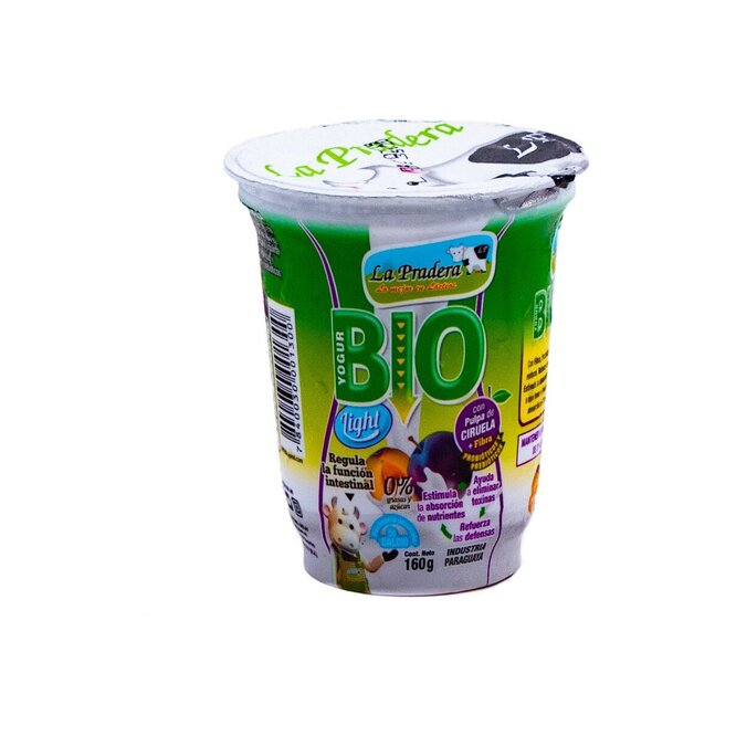 YOGUR BIO LIGHT CIRUELA 160GR LA PRADERA
