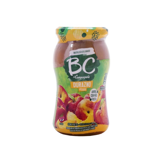 Mermelada de durazno BC 390 gramos
