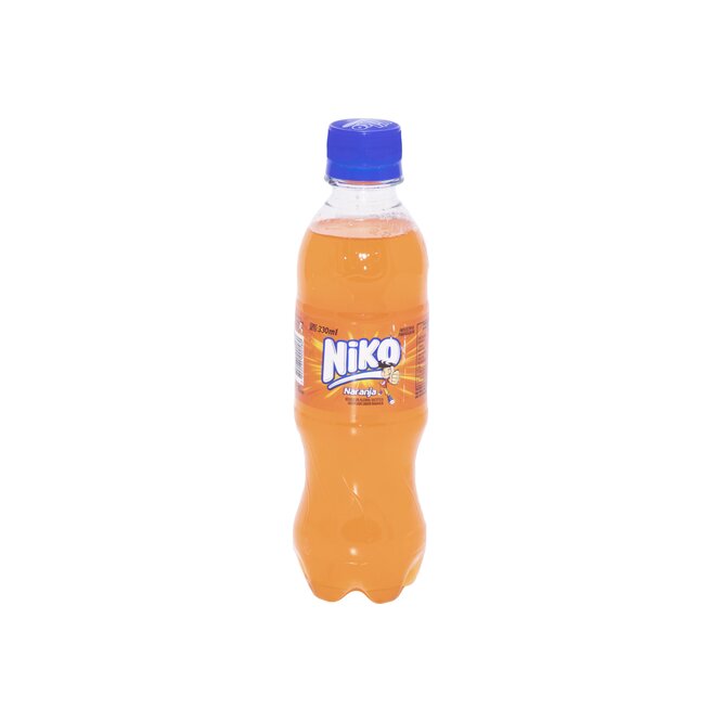 Gaseosa sabor naranja botella Niko 330 ml