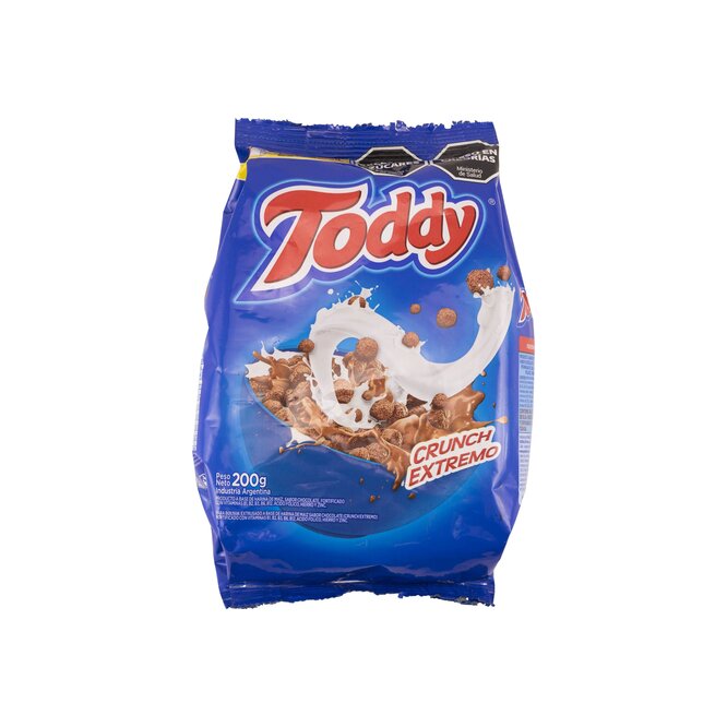 Cereal toddy harina de maíz chocolateado Toddy 200 gramos