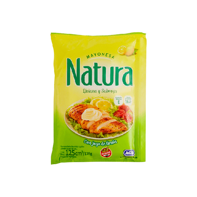 Mayonesa en sachet Natura 125 gramos