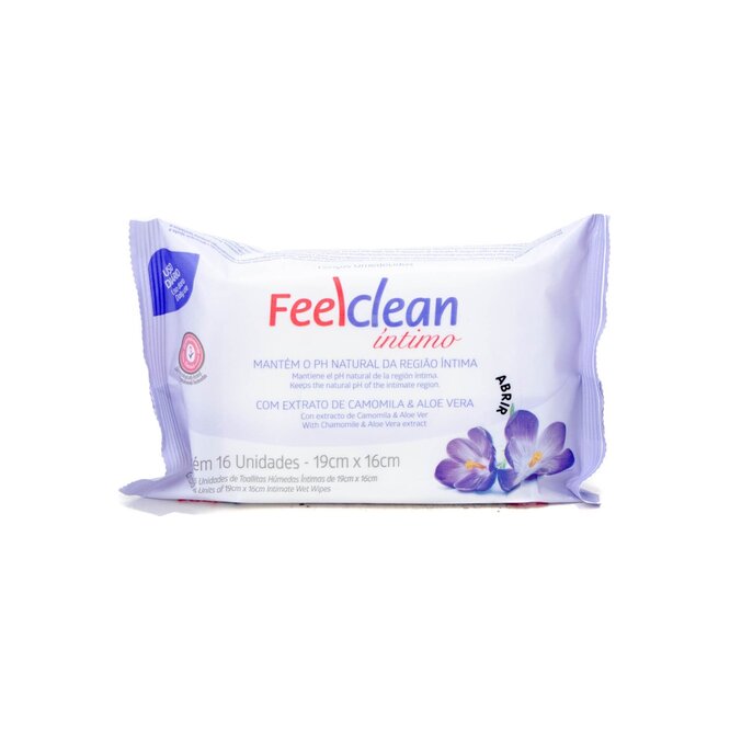 TOALLITAS HUMEDAS INTIMAS 16UN FEELCLEAN