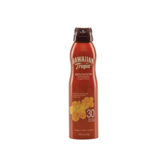 Aceite protector de zanahoria 30 fps Hawaiian 180 ml