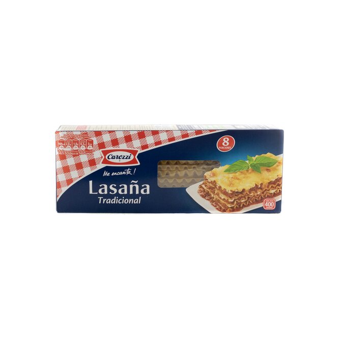 Fideo Lasaña en caja Carozzi 400 gramos