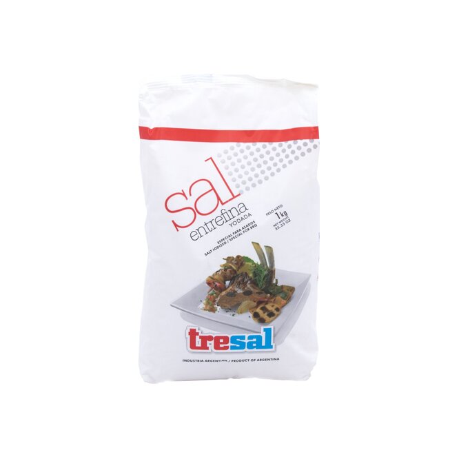 Sal entrefina yodada Tresal 1 kilo