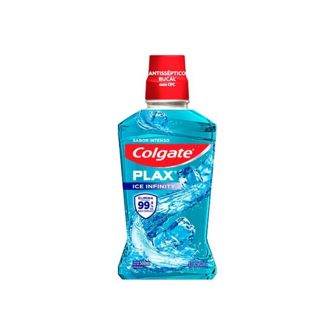 Enjuague Bucal Plax Ice Infinity Colgate 500ml