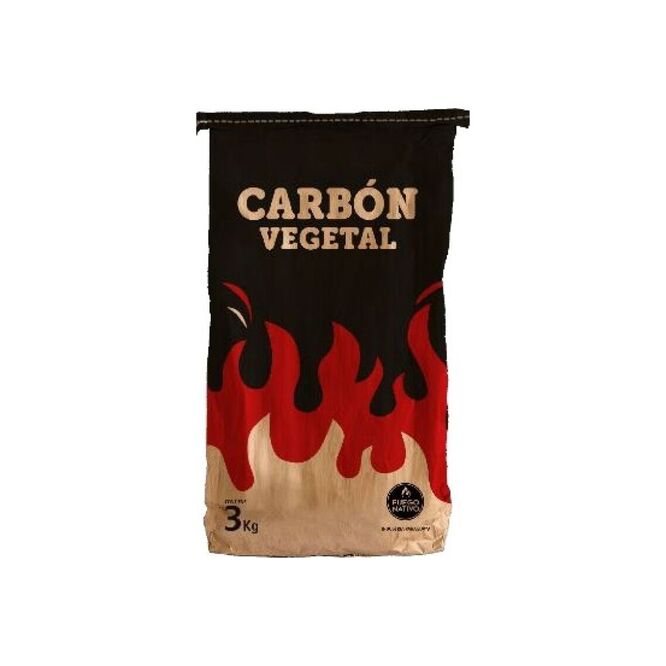 Carbón vegetal bolsa Fuego Nativo 3 kg