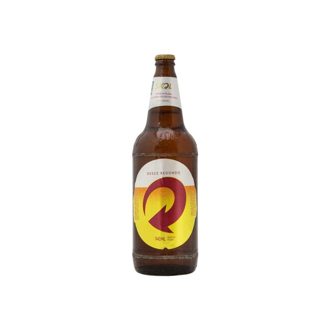 Cerveza en botella Skol 940 ml