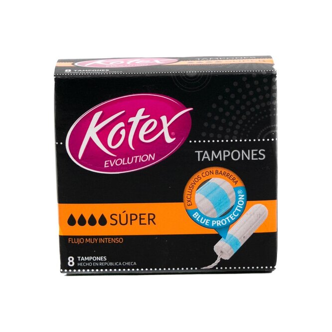 TAMPONES KOTEX SUPER 12UN