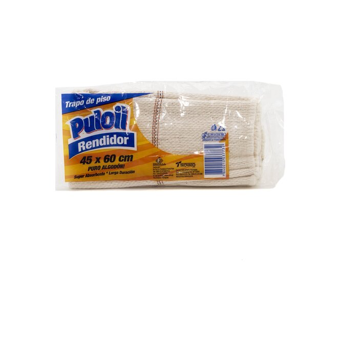 Trapo de piso rendidor unidad Puloil 45x60 cm 1 unidad