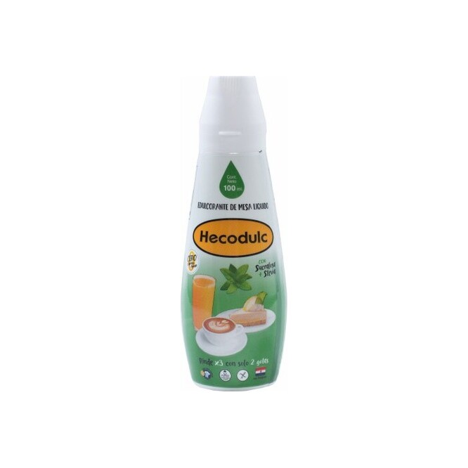 Edulcorante con sucralosa y Stevia Hecodulc 100 ml