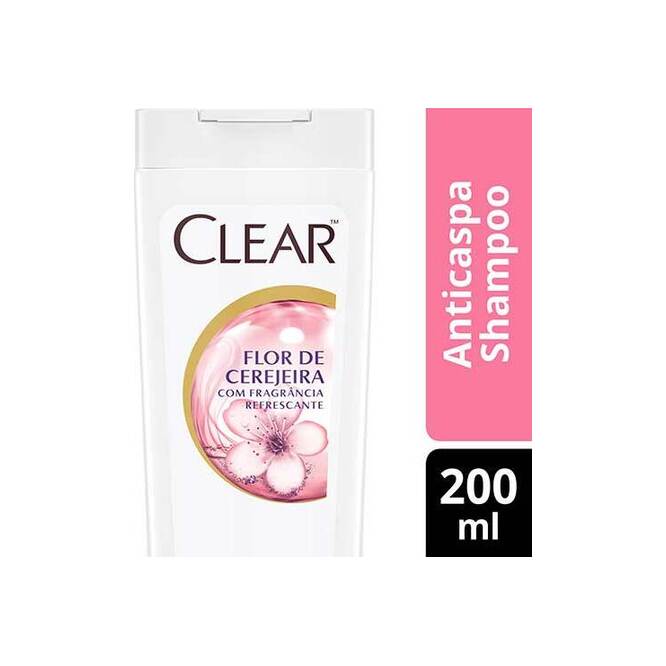 Shampoo Anticaspa Flor de Cerezo Clear 200 ml