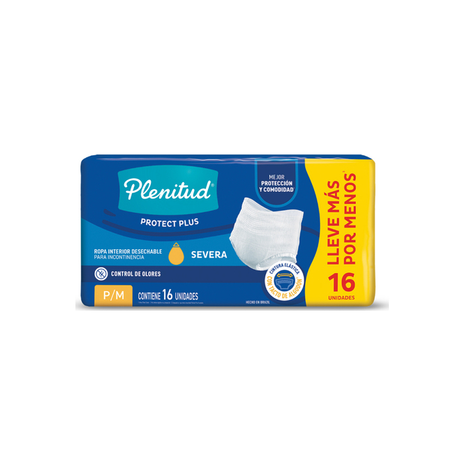 Ropa interior para mujer protect plus Plenitud 16 Unidades