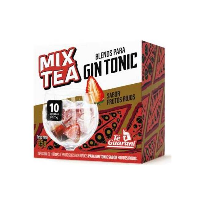 Blends para gin tonic frutos rojos Té Guaraní 10 unidades