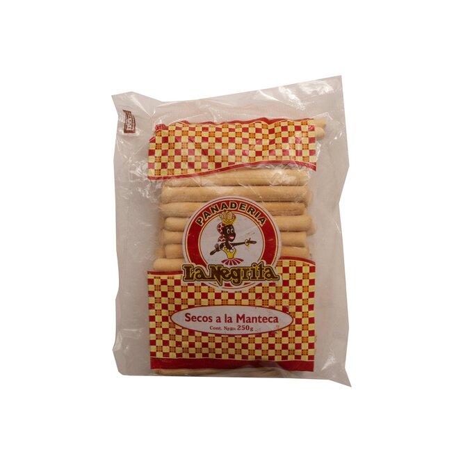 SECOS A LA MANTECA LA NEGRITA PAQ 250GR