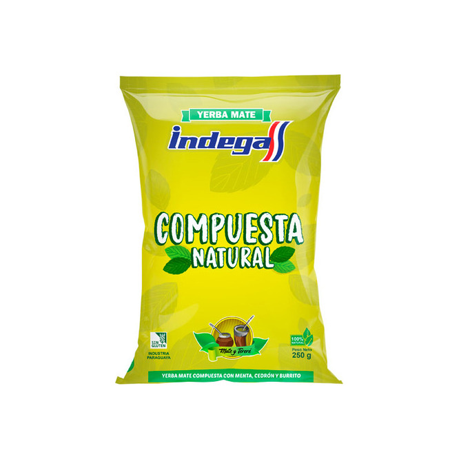 Yerba compuesta paquete Indega 250 gramos
